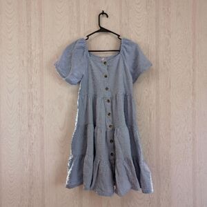 Blue button down FabKids dress